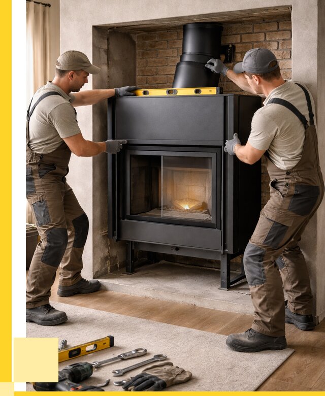 Установка каминных топок в Коврове под ключ от 18418 р. | ЭриданКвр