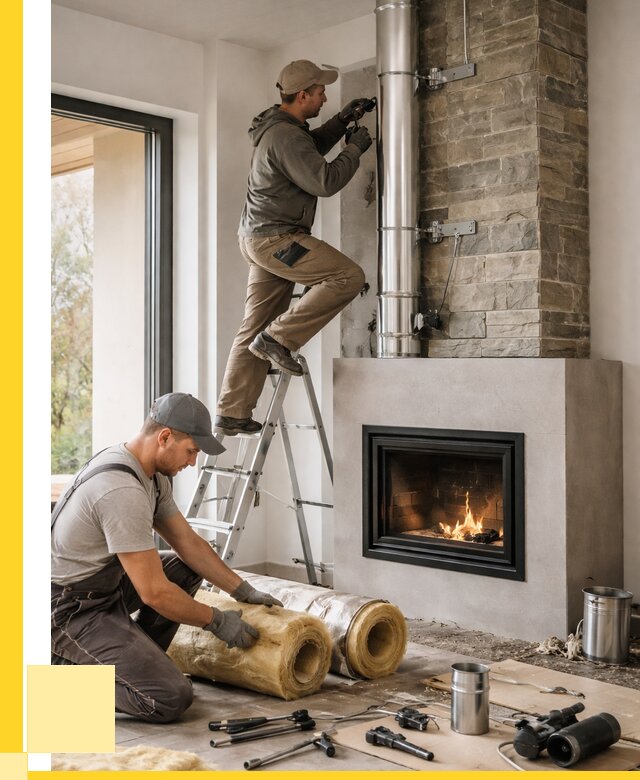 Монтаж дымоходов для каминов в Коврове от 15348 р. ЭриданКвр