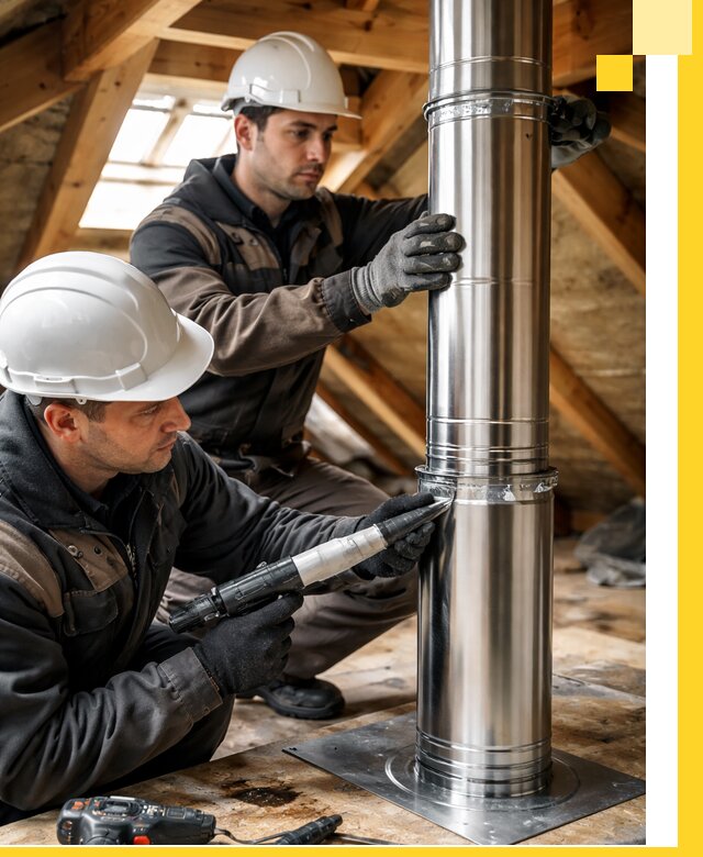 Монтаж дымоходов для каминов в Коврове с гарантией качества