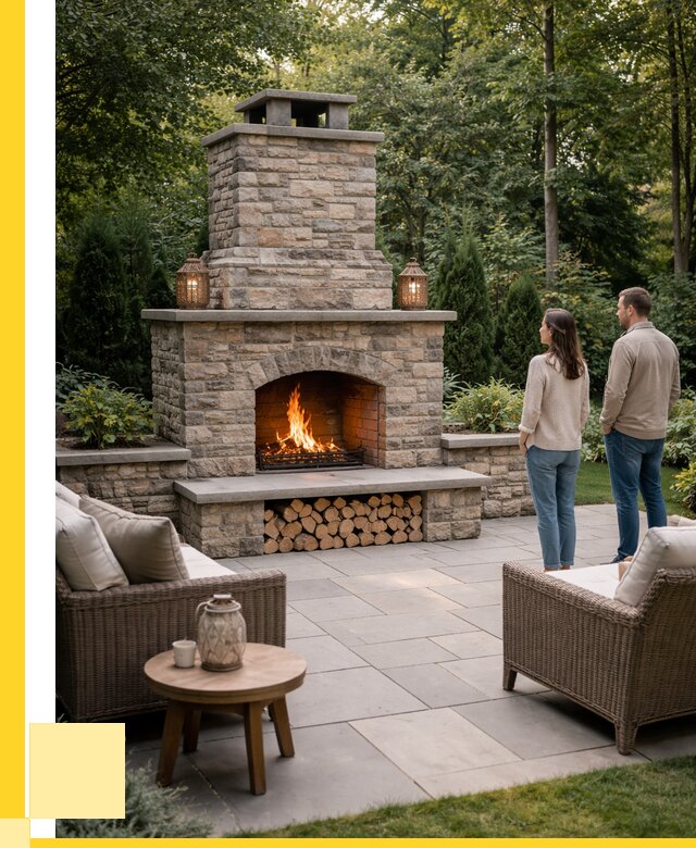 Уличные камины из кирпича в Коврове от 153480 р. | ЭриданКвр