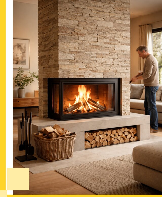 Дровяной камин под ключ в Коврове от 204640 р. | ЭриданКвр