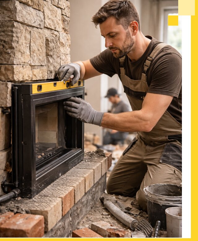 Дровяные камины под ключ в Коврове: монтаж, обустройство