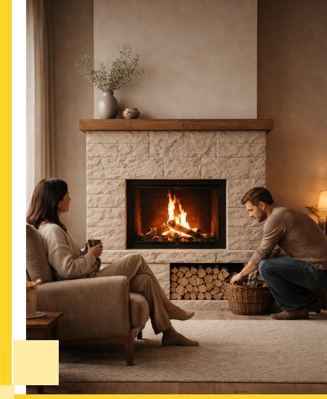 Камины для дома в Коврове под ключ от 153480 р. | ЭриданКвр