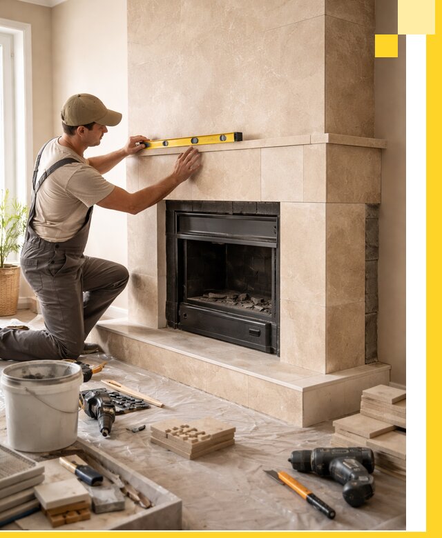 Установка и монтаж каминов в частном доме под ключ в Коврове