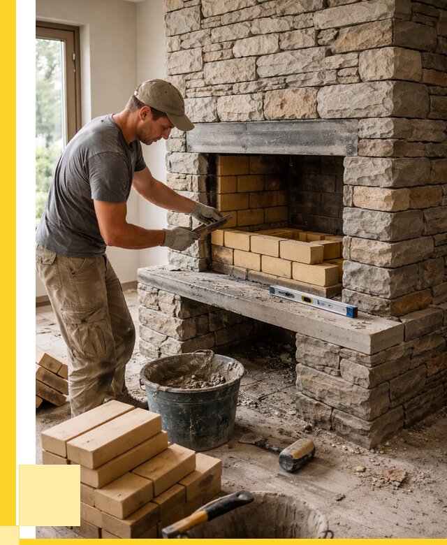 Кладка каминов и камина в Коврове от 25580 р. ЭриданКвр