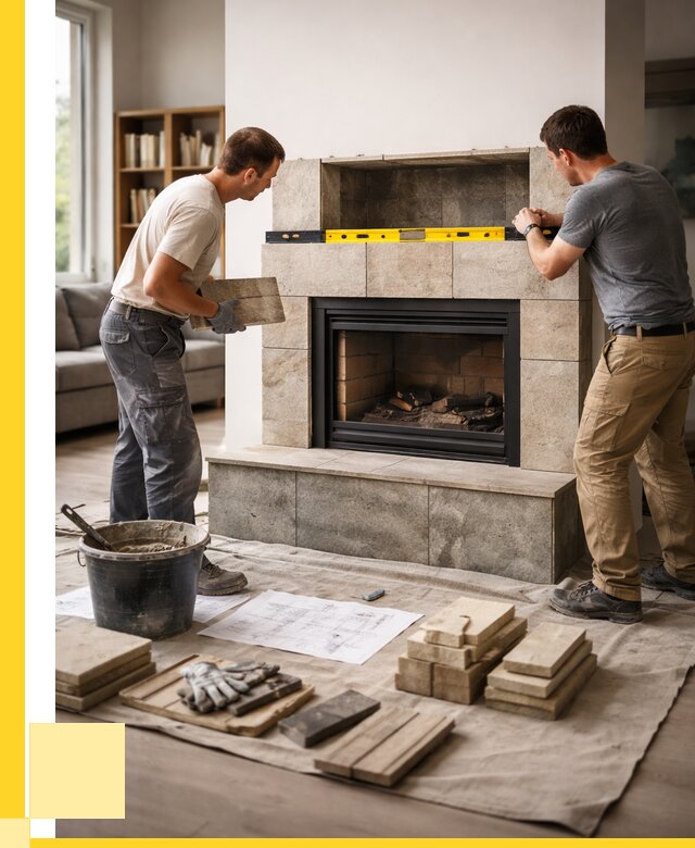 Монтаж каминов и установка в Коврове от 46044 р. | ЭриданКвр