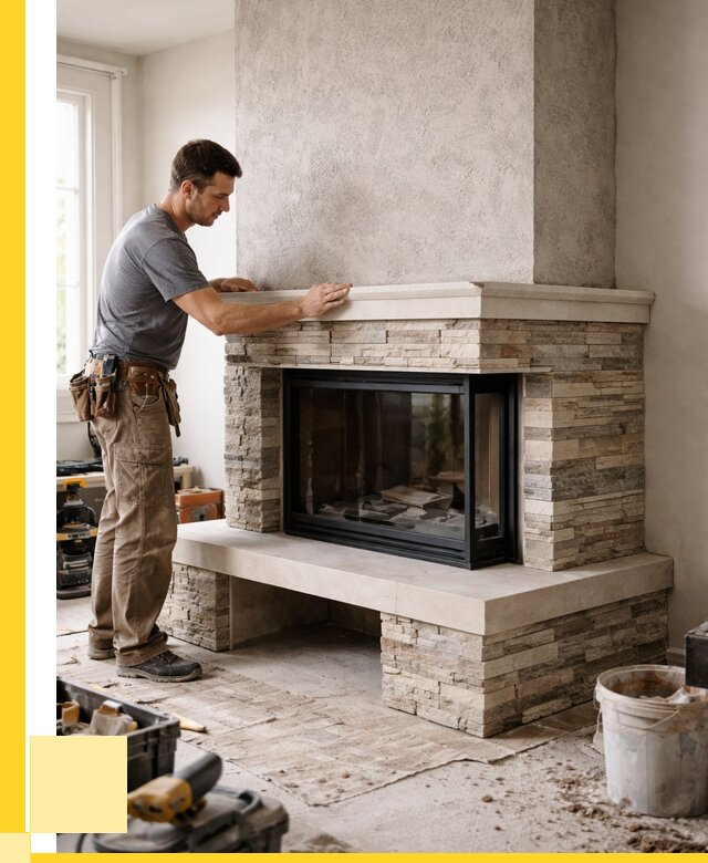 Изготовление каминов под ключ в Коврове от 153480 р. | ЭриданКвр