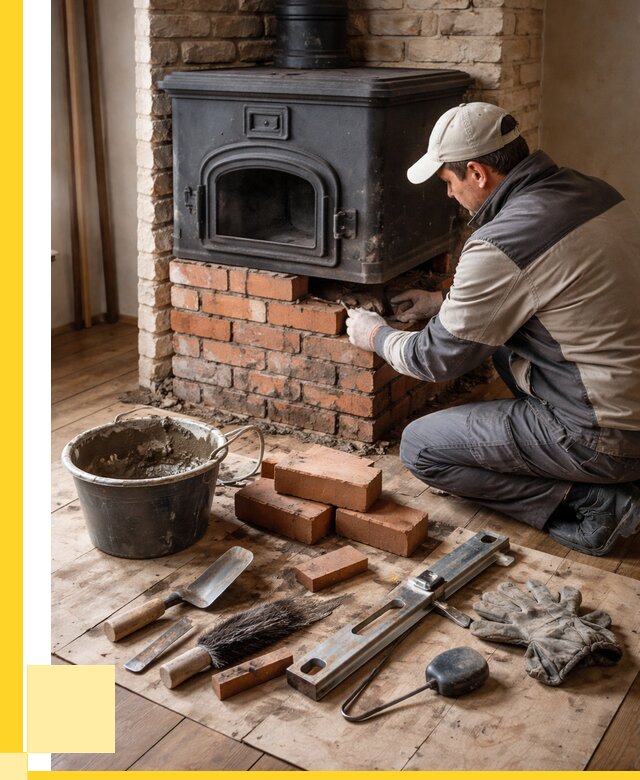 Ремонт печей в Коврове от 12278 р., услуги печника ЭриданКвр