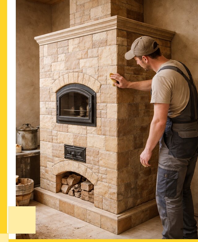 Облицовка печей в Коврове от 4604 р. под ключ | ЭриданКвр