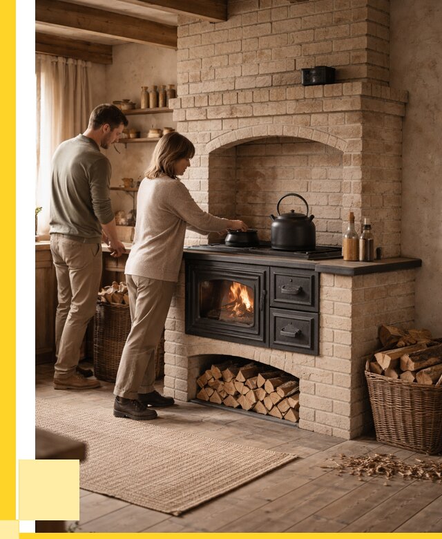 Печи с плитой в Коврове от 46044 р. | ЭриданКвр — кирпичная печь