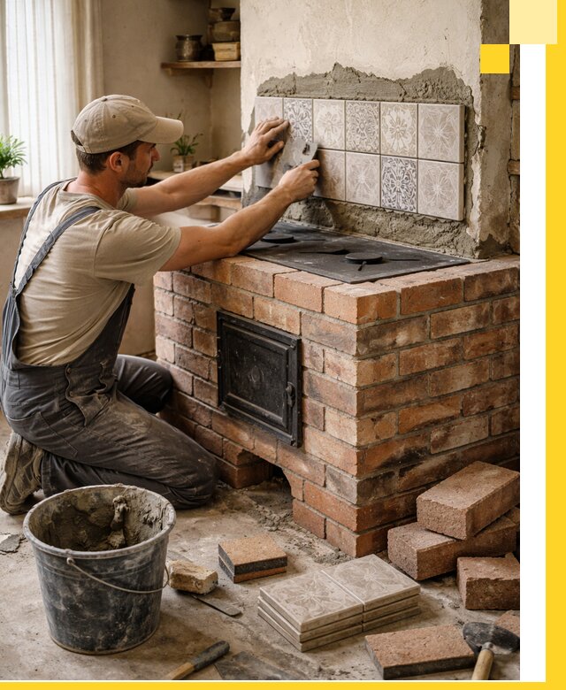 Печи с плитой на заказ монтаж гарантия и сервис в Коврове