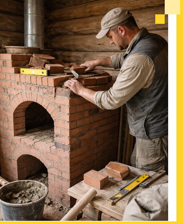 Изготовление и установка русских печей в Коврове под ключ