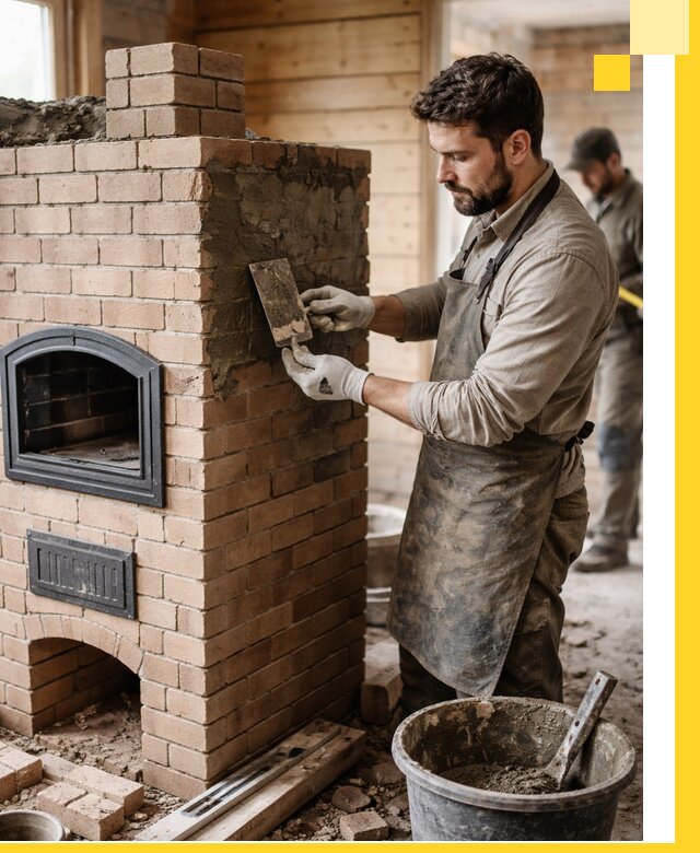 Изготовление и установка печей-шведок под ключ в Коврове