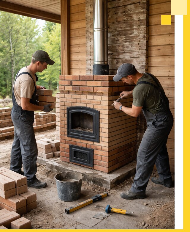 Производство и установка дачных печей под ключ в Коврове