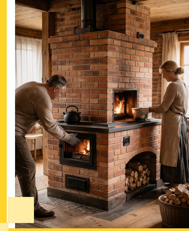 Печи для загородного дома под ключ в Коврове от 81856 р. | ЭриданКвр