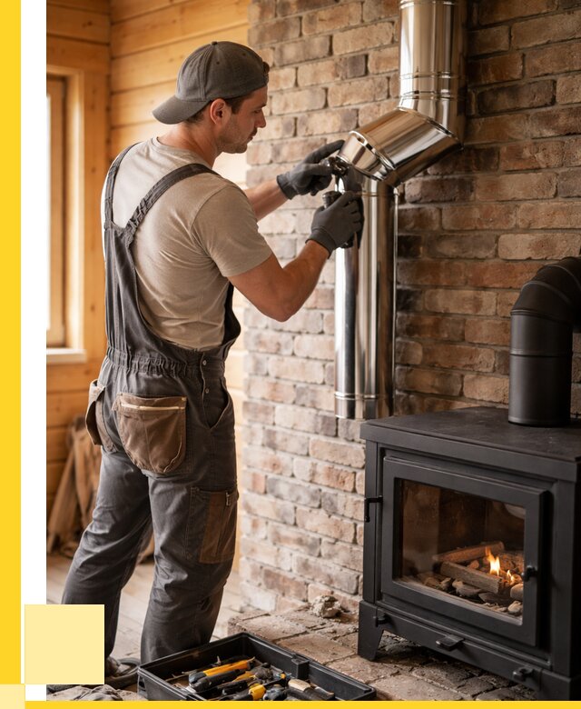 Монтаж дымоходов для печей в Коврове от 7674 р. | ЭриданКвр