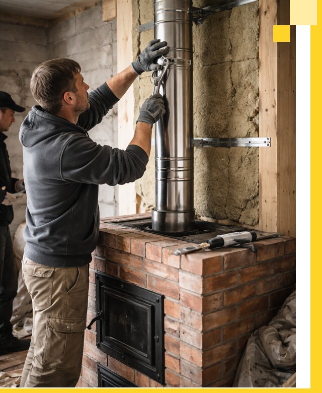 Изготовление и монтаж печей и дымоходов под ключ в Коврове