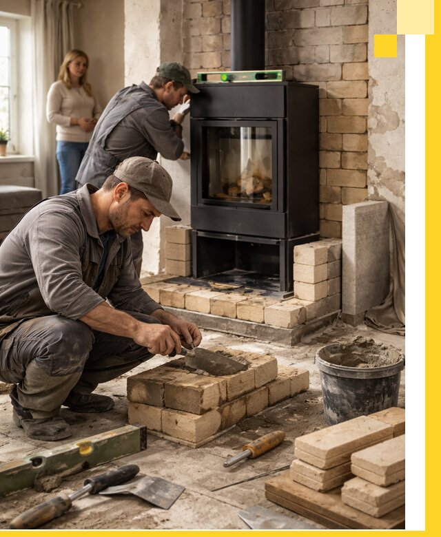 Печи и камины под ключ: проект, установка в Коврове