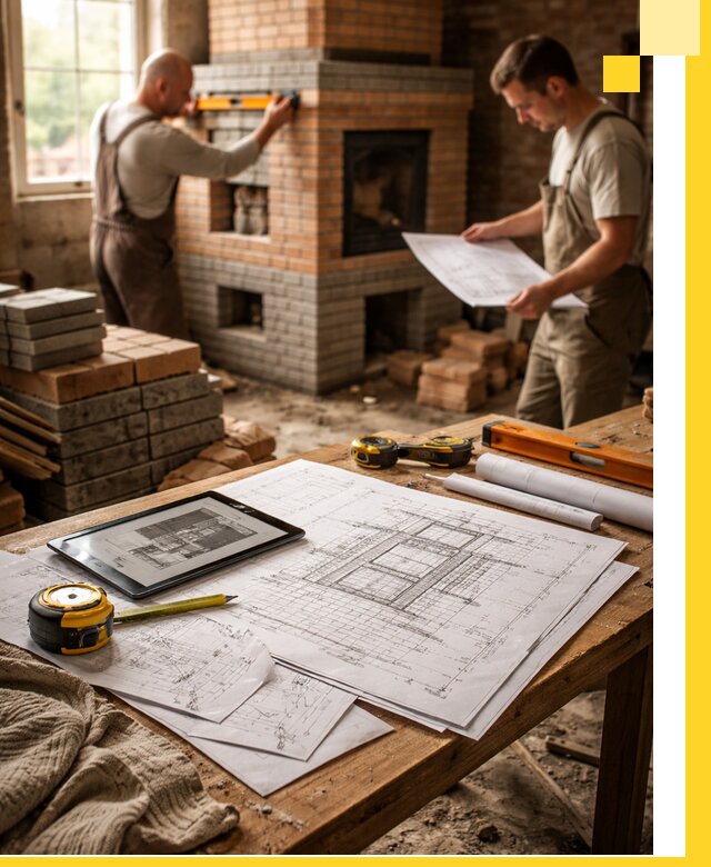 Проекты печей и каминов с индивидуальным дизайном в Коврове