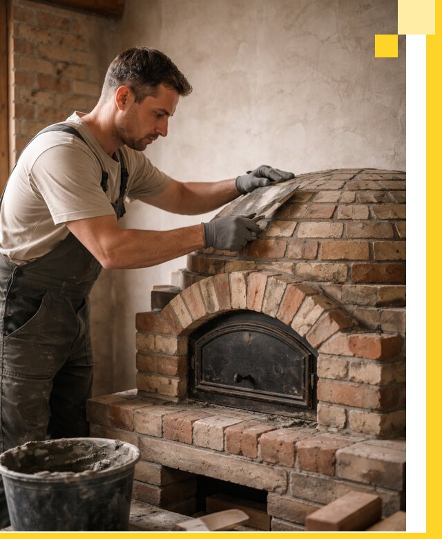 Изготовление и монтаж помпейских печей на заказ в Коврове