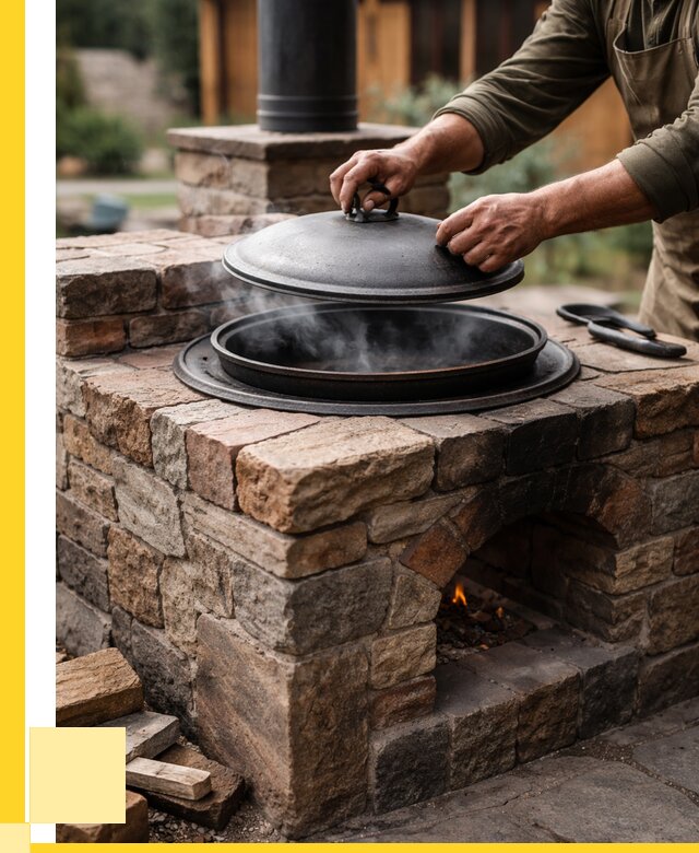 Печи для казана в Коврове по цене от 18418 р. | ЭриданКвр