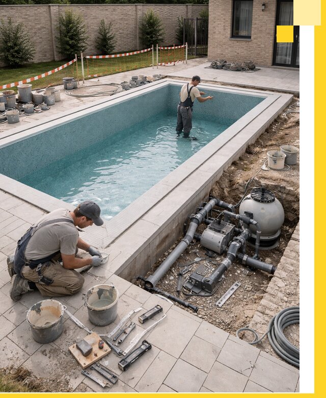 Строительство бассейнов под ключ в Коврове: проекты и монтаж