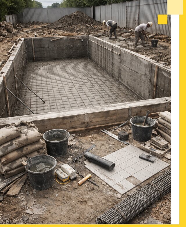 Строительство бассейнов под ключ в Коврове, дизайн и монтаж