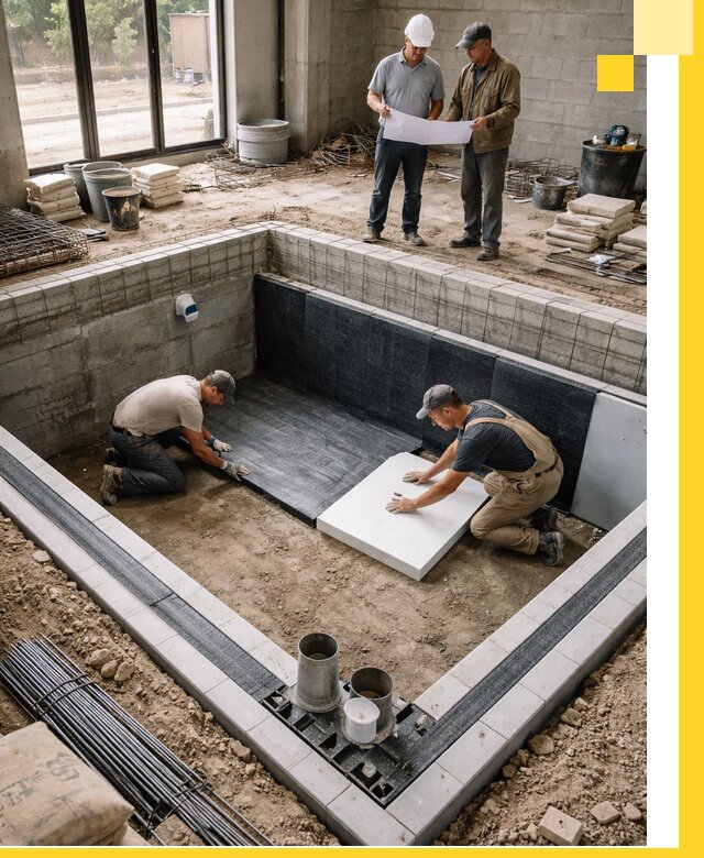 Проекты частных и общественных бассейнов под ключ в Коврове