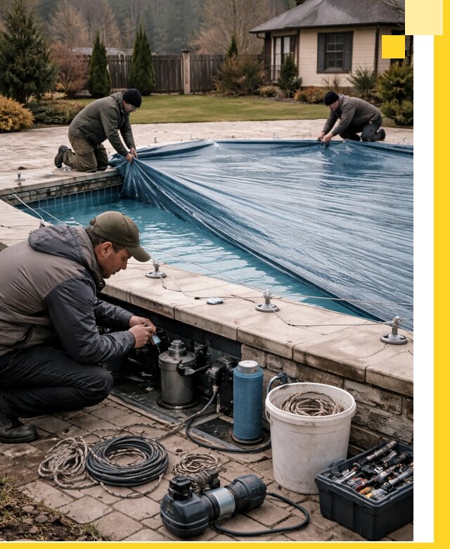 Консервация бассейнов в Коврове: подготовка к длительному хранению