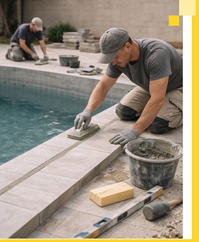 Отделка бассейнов в Коврове: декоративная отделка и гидроизоляция