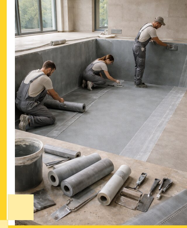 Гидроизоляция бассейнов в Коврове от 2046 р., ЭриданКвр