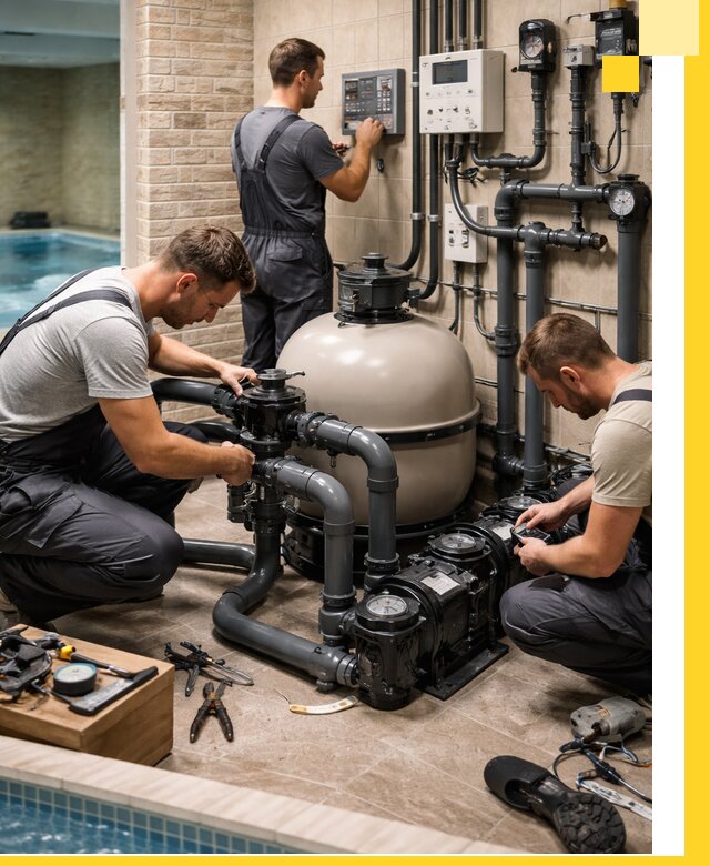 Комплексное оборудование для бассейнов под ключ в Коврове