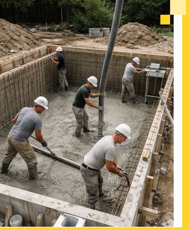 Строительство бетонных бассейнов под ключ в Коврове