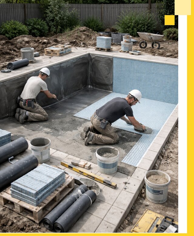 Проектирование и строительство стационарных бассейнов в Коврове