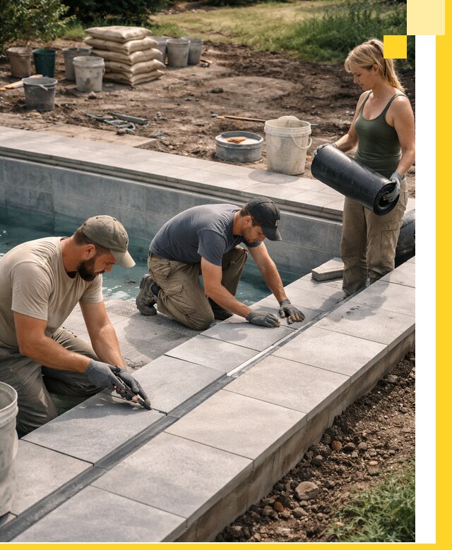 Строительство и монтаж уличных бассейнов под ключ в Коврове