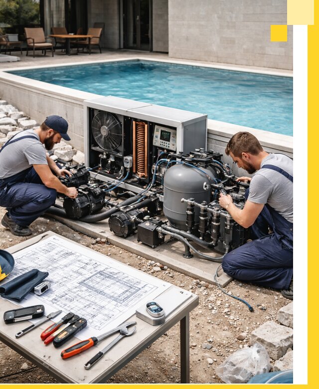 Проектирование и монтаж бассейнов с подогревом в Коврове