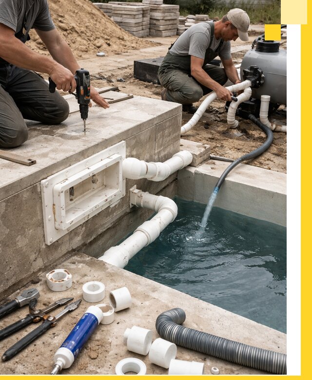 Строительство скиммерных бассейнов под ключ в Коврове