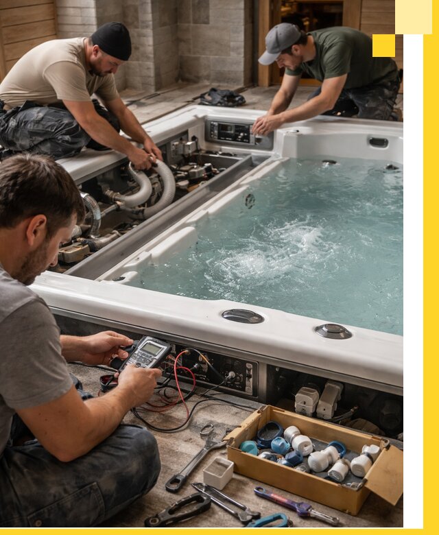 Гидромассажные бассейны под ключ в Коврове, дизайн и монтаж