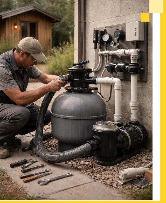 Продажа и монтаж фильтров и насосов для бассейнов в Коврове