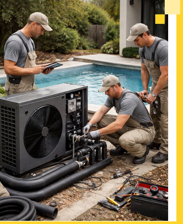 Проектирование и установка тепловых насосов для бассейнов в Коврове