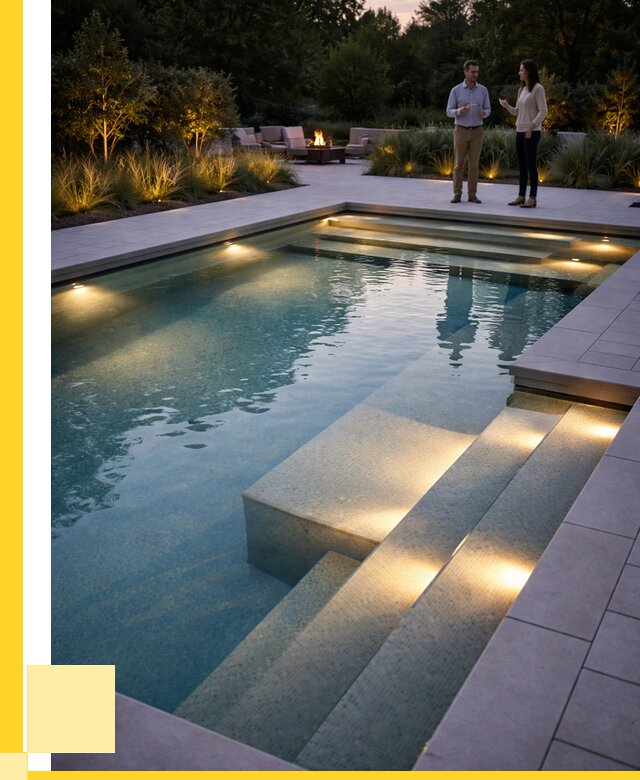 Освещение бассейнов в Коврове под ключ от 25580 р. | ЭриданКвр