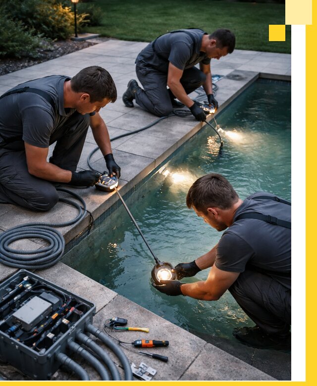 Профессиональное освещение бассейнов в Коврове: дизайн и монтаж