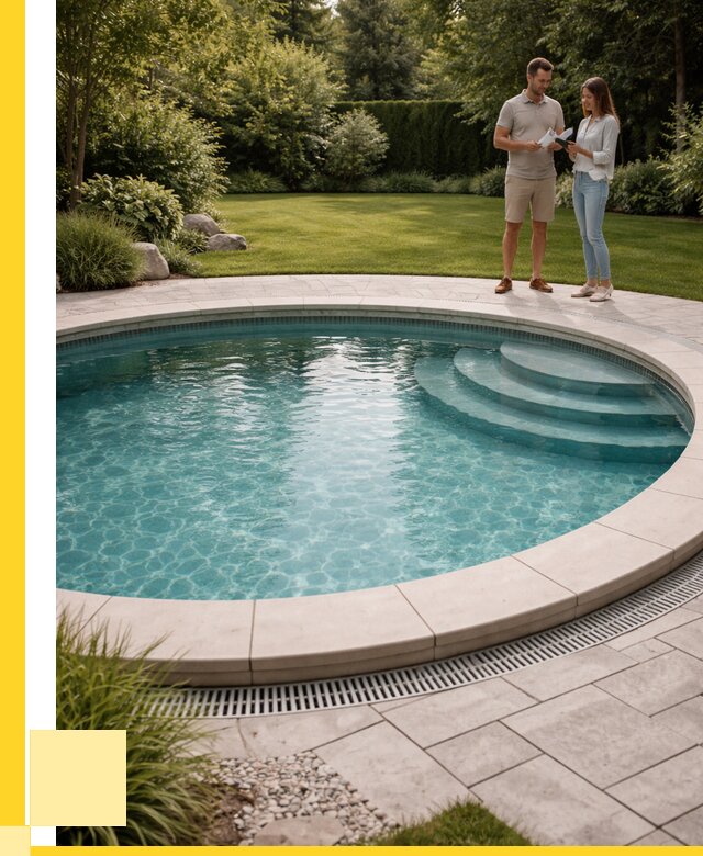 Круглые каркасные бассейны купить в Коврове от 255800 р. | ЭриданКвр