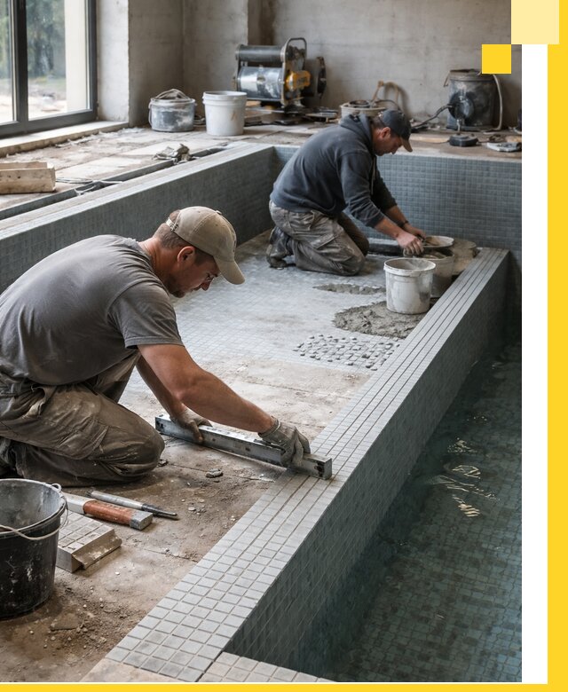 Строительство бассейна в частном доме в Коврове под ключ