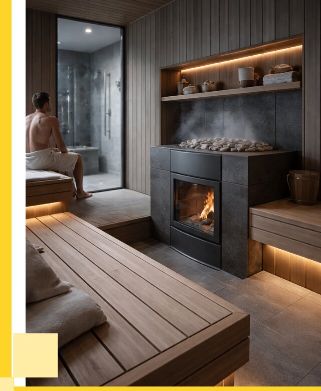 Проект сауны в частном доме в Коврове от 35812 р. | ЭриданКвр