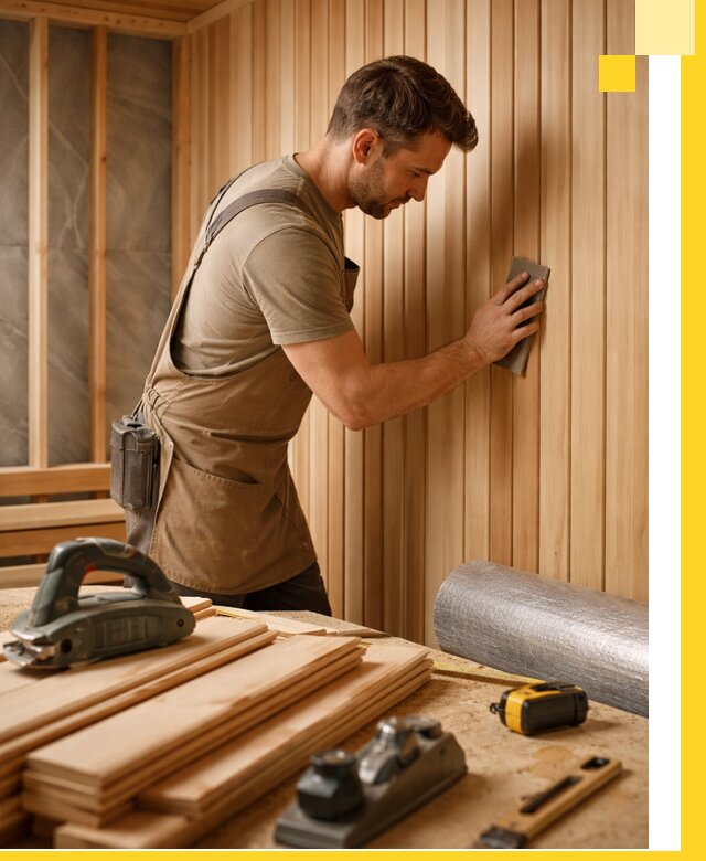 Профессиональная отделка саун и парных под ключ в Коврове