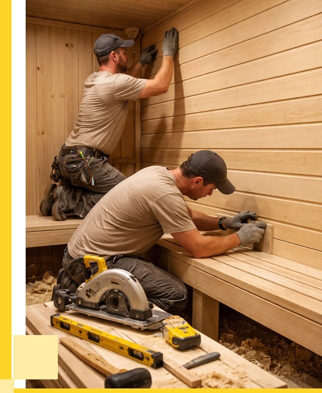 Обшивка саун вагонкой в Коврове от 2558 р. | ЭриданКвр