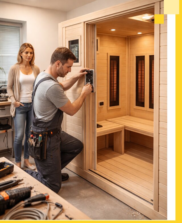 Инфракрасные сауны под ключ в Коврове продажа и установка