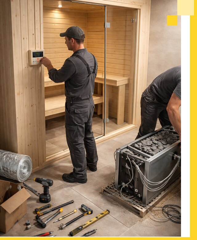 Поставка, установка и монтаж электрических саун в Коврове