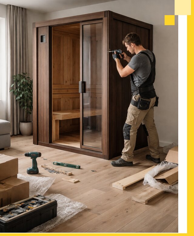 Установка и производство мини саун под ключ в Коврове